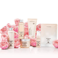 Bulgarian Rose 6 Piece Special Care Set (Foam Cleaner, Toner, Essence, Emulsion, Cream & 2x Mask Sheet)