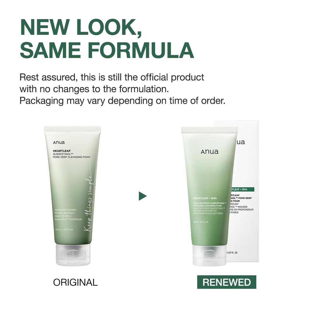 ANUA] Heartleaf Quercetinol Pore Deep Cleansing Foam 150ml