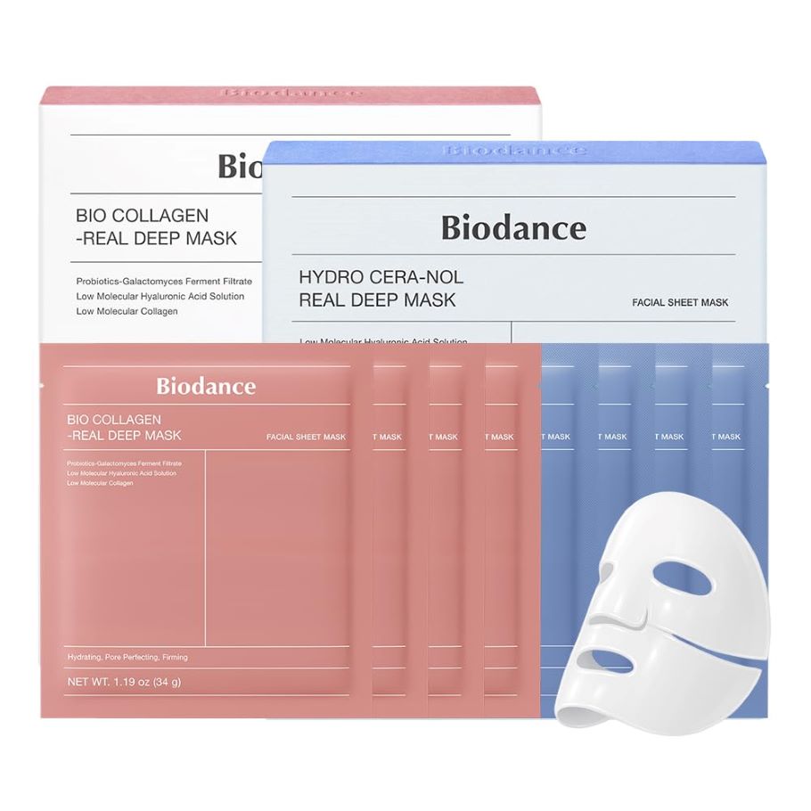 BIODANCE] REAL DEEP MASK DUO - BIO-COLLAGEN 4P+ HYDRO CERA-NOL 4P