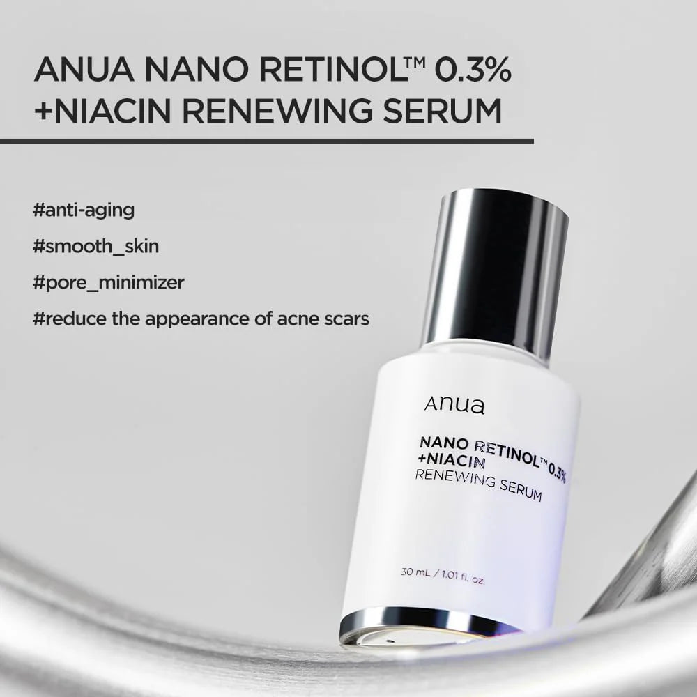 ANUA] Nano Retinol 0.3% + Niacin Renewing Serum 30ml – Nature