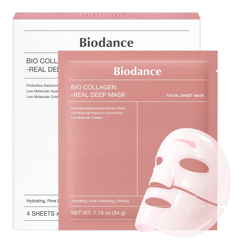 パック・フェイスマスク Biodance BIO-COLLAGEN REAL DEEP MASK 34g BIODANCE] BIO-COLLAGEN REAL DEEP MASK 4P – Nature Republic USA