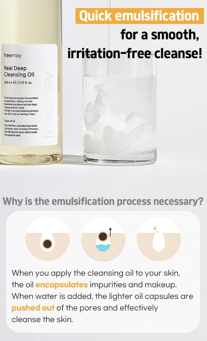 FREEMAY-Real Deep Cleansing Oil 330ml