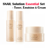 SNAIL SOLUTION ESSENTIAL SET ( Snail Solution Essential Toner , Emulsion & Cream )