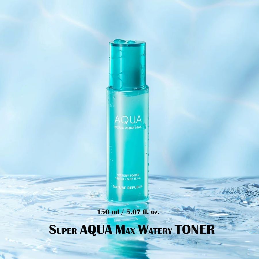 SUPER AQUA MAX WATERY TONER (NEW) – Nature Republic USA