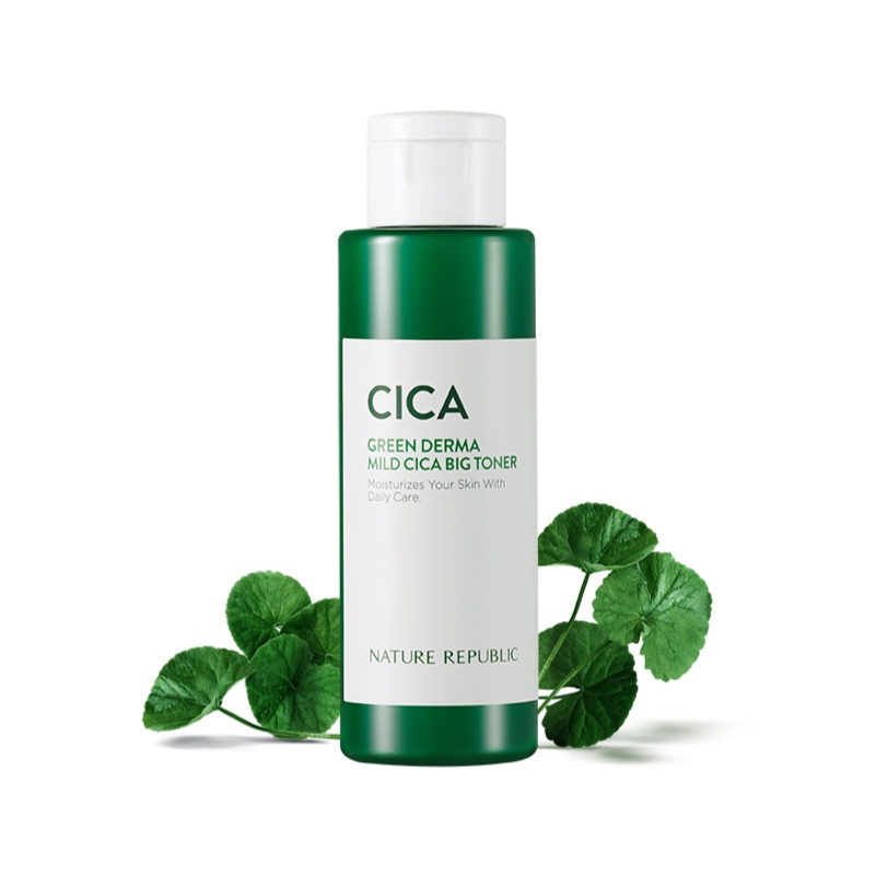 Green Derma Mild Cica Cream With Big Toner Special Set