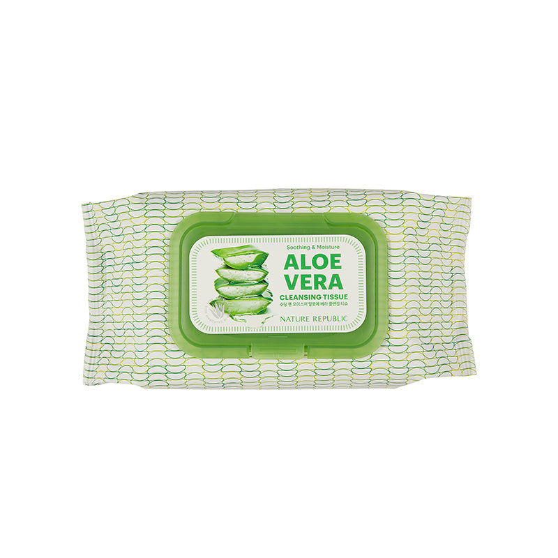 [NEW ARRIVAL] Soothing & Moisture Aloe Vera  Cleansing Tissue