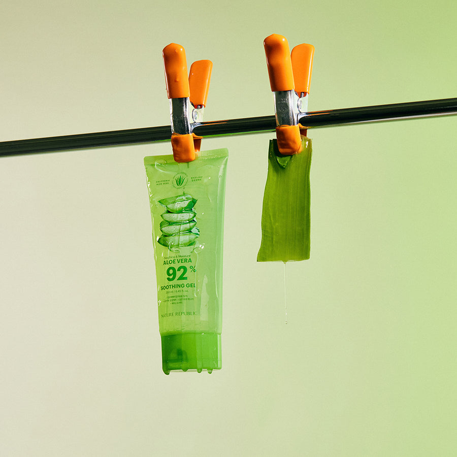 [VEGAN BEAUTY] [4X] Soothing & Moisture Aloe Vera 92% Soothing Gel (Tube)(New)