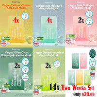 [14X] freemay Ampoule Mask Sheet Two Weeks Set
