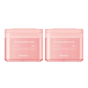 [MEDIHEAL] TONER PAD DUO - COLLAGEN AMPOULE PAD + COLLAGEN AMPOULE PAD