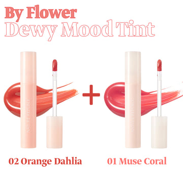 [BOGO] By Flower Dewy Mood Tint (03 Cherry Dew + Choose Your Color)