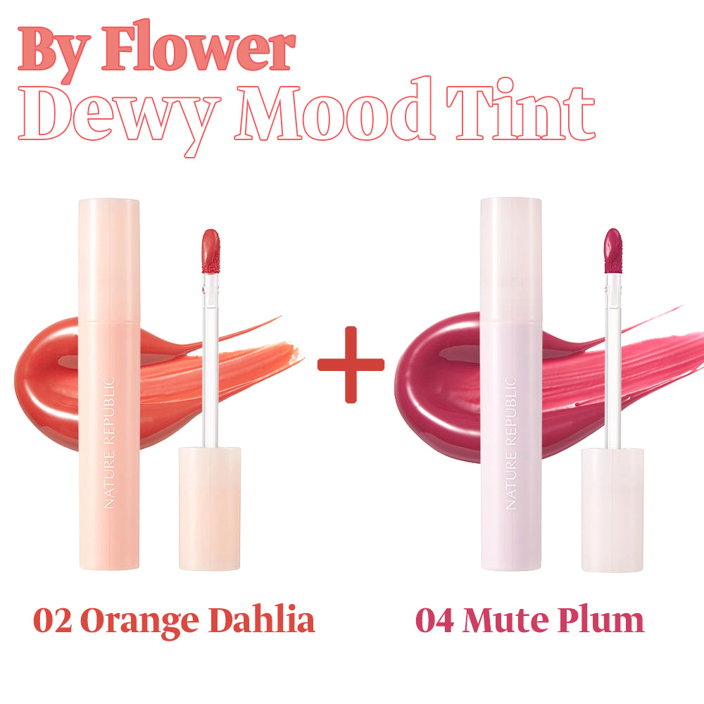 [BOGO] By Flower Dewy Mood Tint (03 Cherry Dew + Choose Your Color)