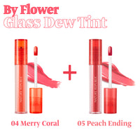 [BOGO] By Flower Glass Dew Tint (04 Merry Coral + Choose Your Color)