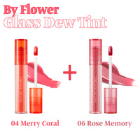 [BOGO] By Flower Glass Dew Tint (04 Merry Coral + Choose Your Color)