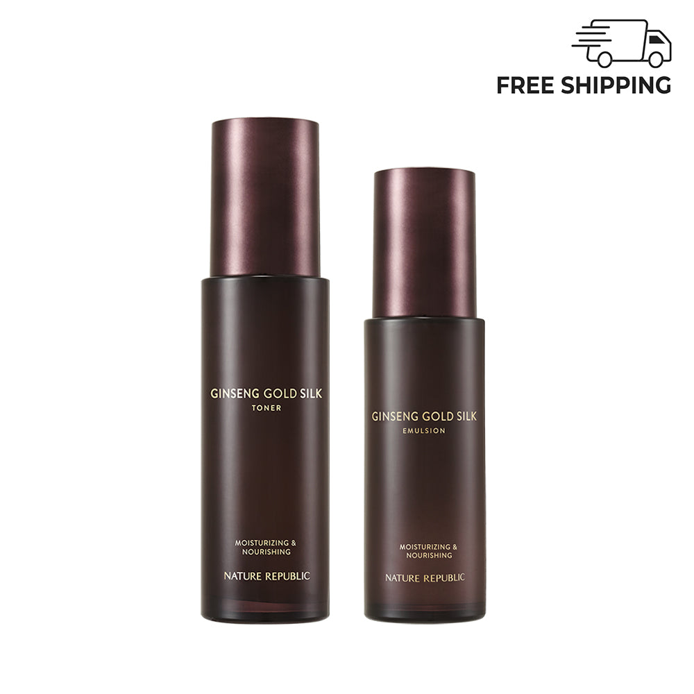 [THE BEGINNING OF A GOLDEN MIRACLE] Ginseng Gold Silk Toner & Emulsion