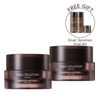 [2x][IMPROVING SKIN COMPLEXION & ELASTICITY] Snail Solution Cream (w/ FREE Trial Kit)