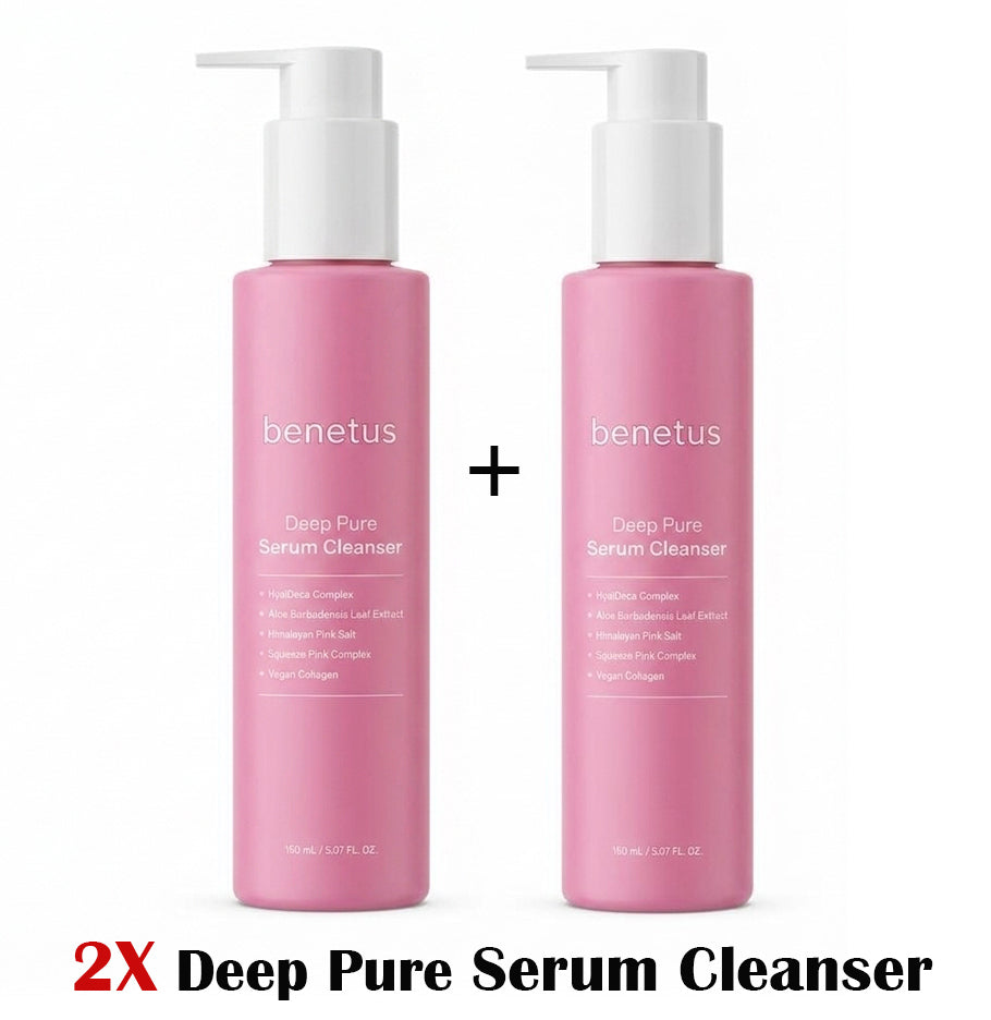 BENETUS-2X Deep Pure Serum Cleanser 150ml