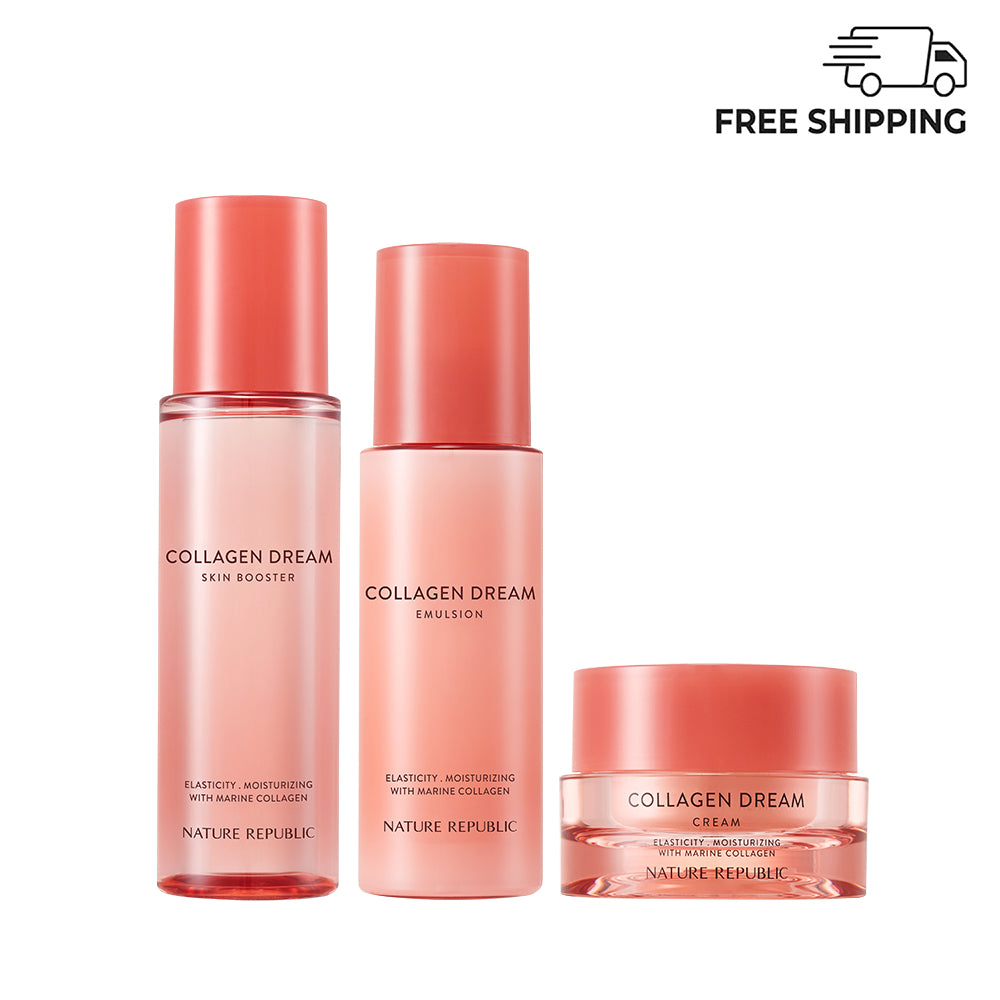 Collagen Dream 3 Piece Set - Skin Booster, Emulsion & Cream