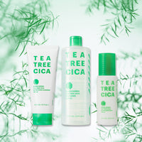 [BHA/PHA] Green Derma Tea Tree Cica Trio 3 - Foam Cleanser, Big Toner 500ml & Clear Emulsion