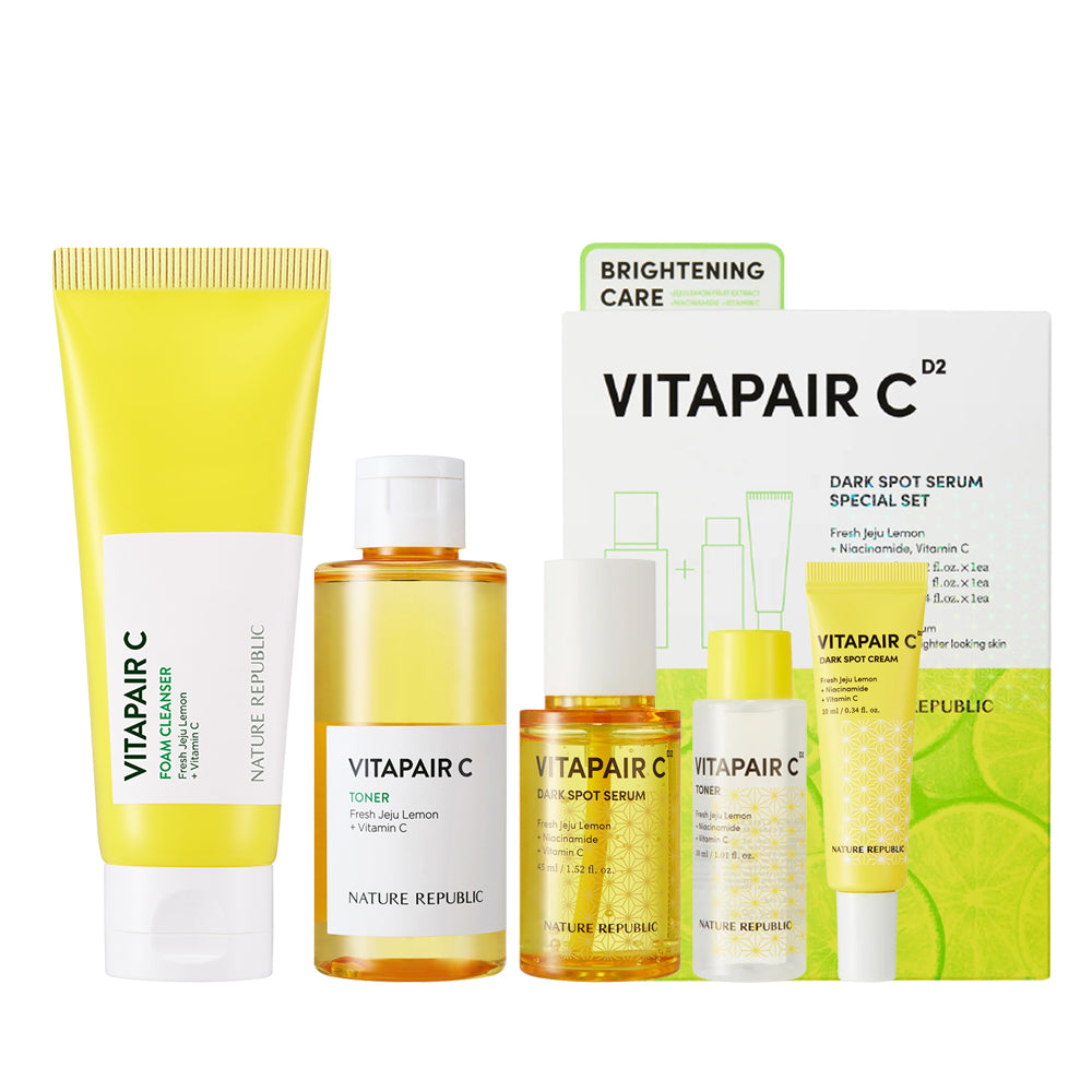 Vitapair C 3 Piece Set - Foam Cleanser, 150ml Toner & Dark Spot Serum Special Set