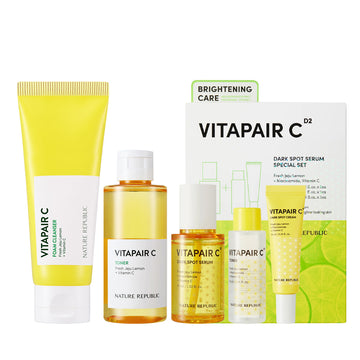 Vitapair C 3pcs Skin Care Set (Foam Cleanser, Toner 150ml & Dark Spot Serum Special Set)