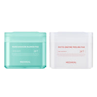 [MEDIHEAL] TONER PAD DUO - MADECASSOSIDE BLEMISH PAD + PHYTO ENZYME PEELING PAD