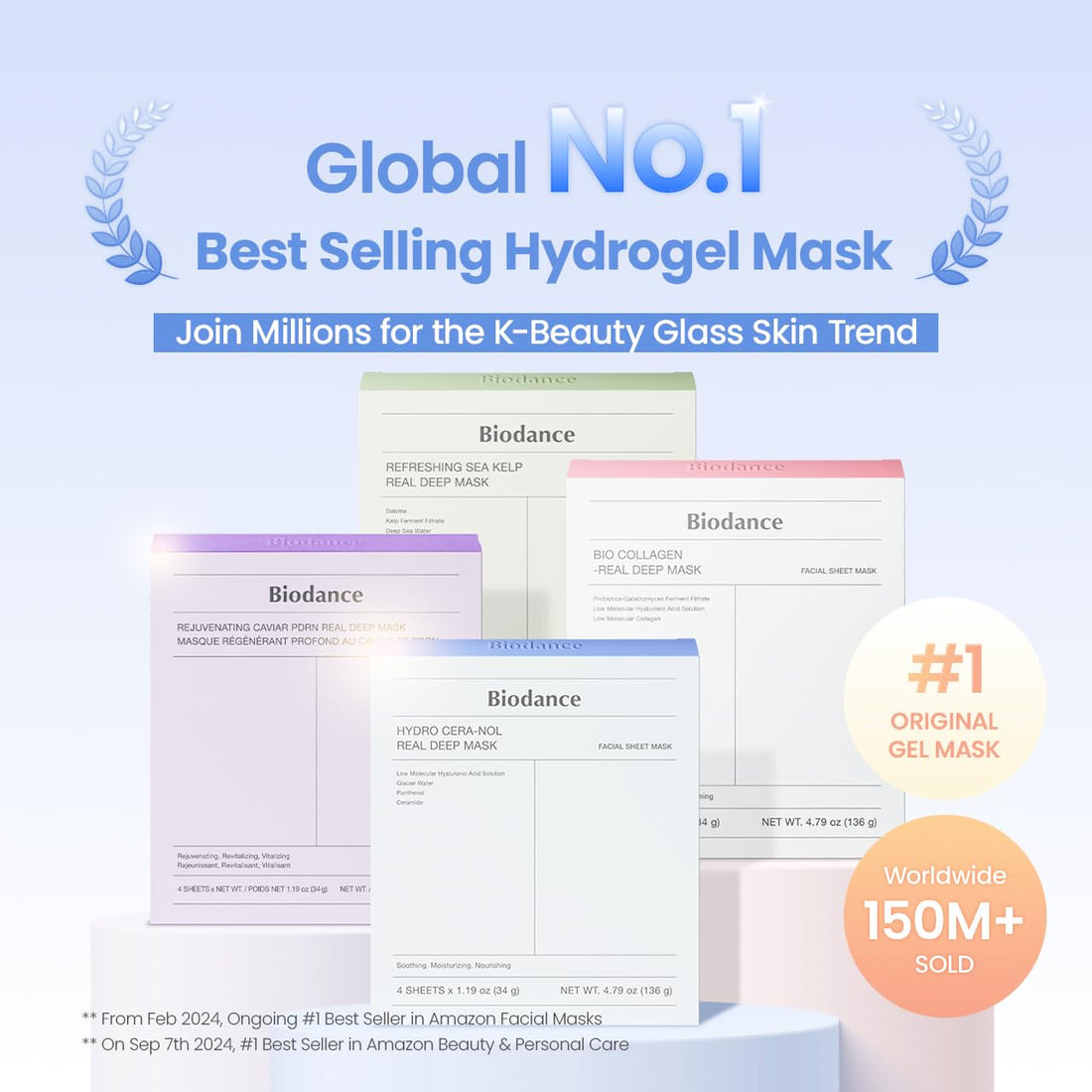 [BIODANCE] REAL DEEP MASK DUO - BIO-COLLAGEN 4P+ HYDRO CERA-NOL 4P