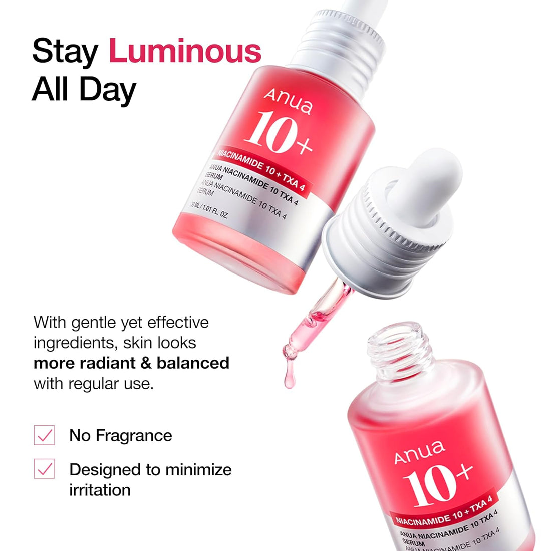 [ANUA] NIACINAMIDE 10%+TXA 4% Serum 30ml (RENEW)