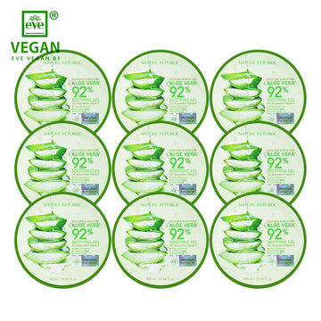 [9x] Soothing & Moisture Aloe Vera 92% Soothing Gel