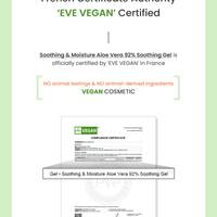 [VEGAN BEAUTY] [3X] Soothing & Moisture Aloe Vera 92% Soothing Gel (Tube)(New)