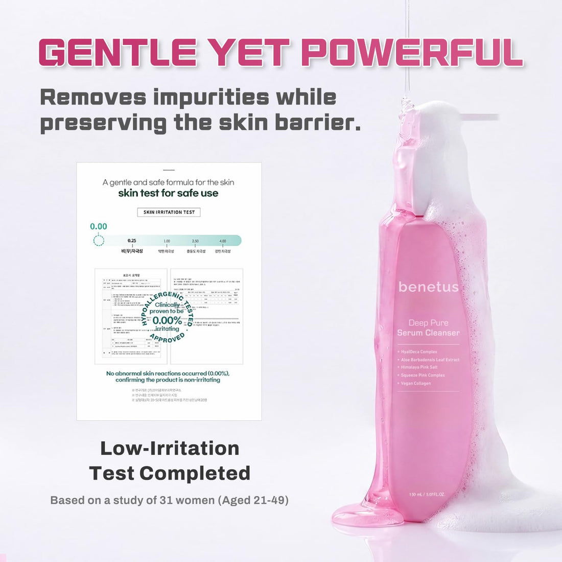 BENETUS-Deep Pure Serum Cleanser 150ml
