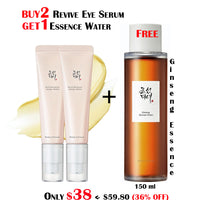[BEAUTY OF JOSEON] [2X] REVIVE EYE SERUM GINSENG + RETINAL & GET 1 FREE GINSENG ESSENCE WATER