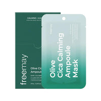 FREEMAY-Olive Cica Calming Ampoule Mask Sheets (10sheets)