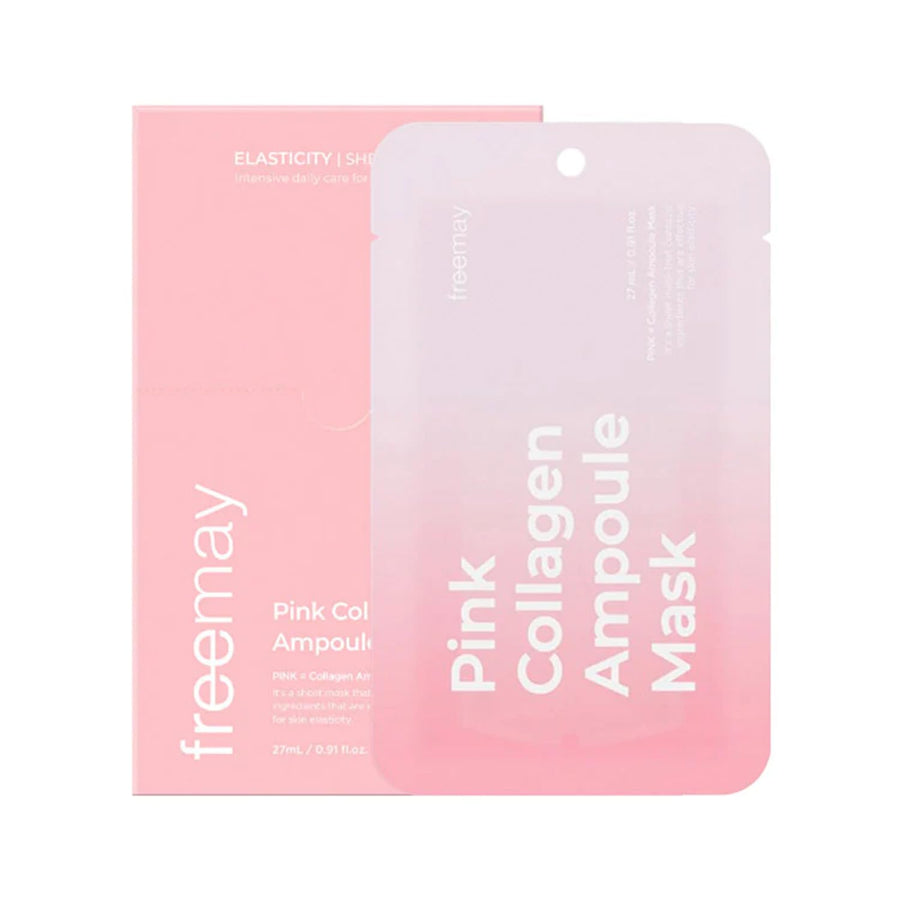 FREEMAY-Pink Collagen Mask sheets (10sheets)