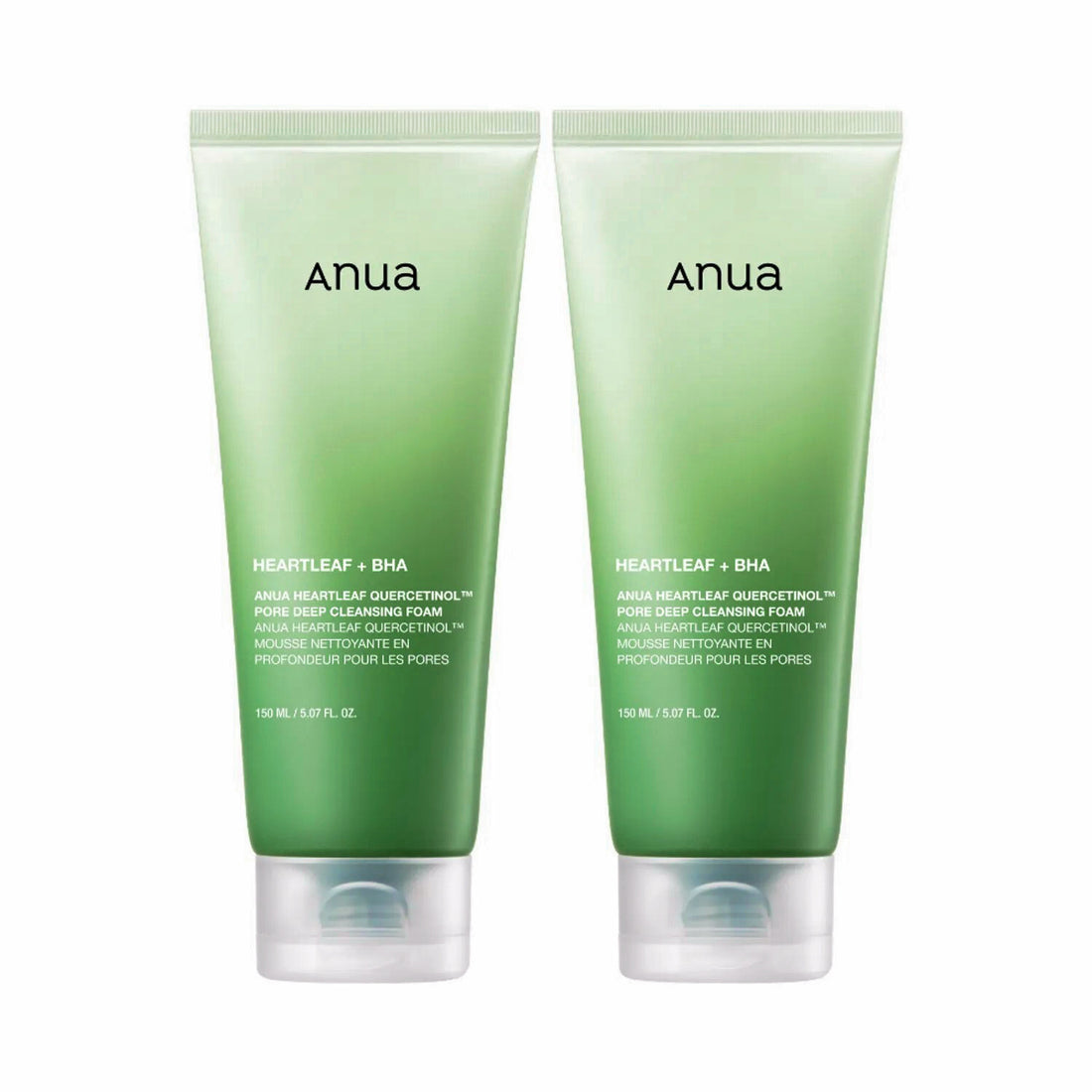 [ANUA] [2X] Heartleaf Quercetinol Pore Deep Cleansing Foam 150ml