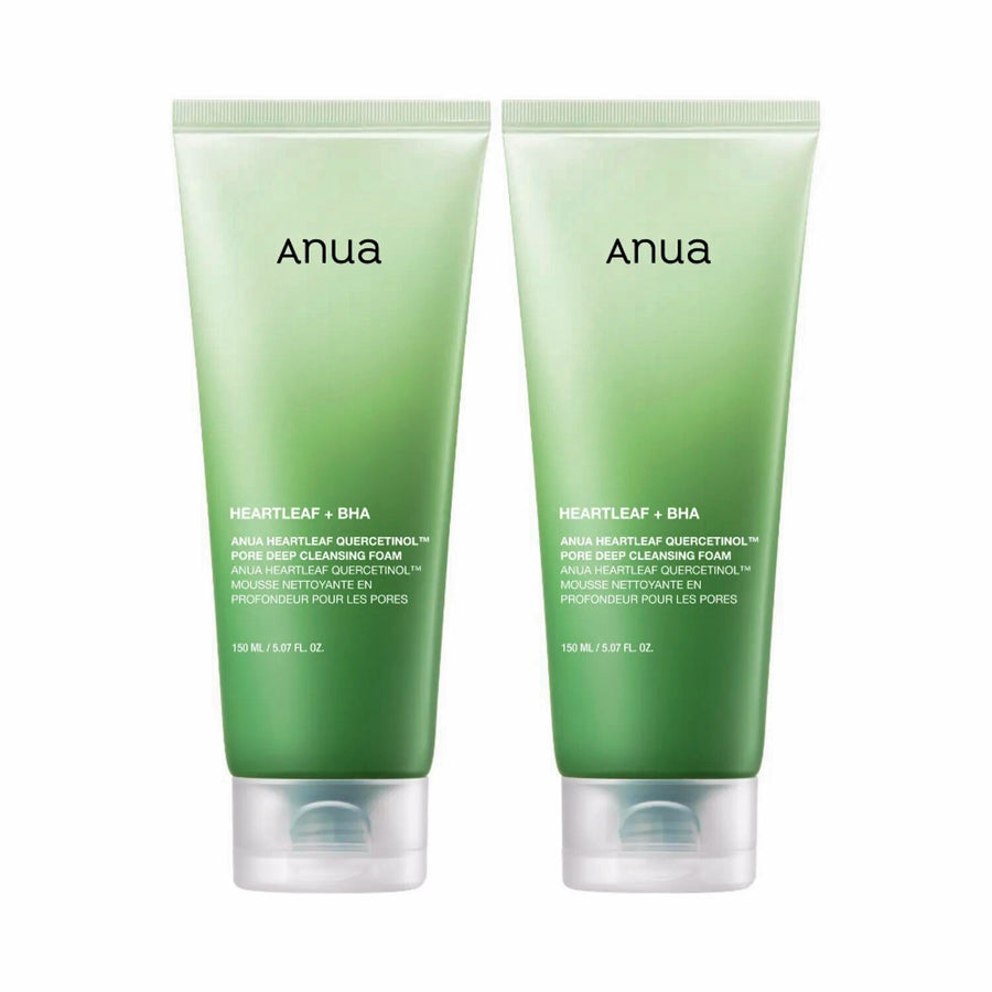 [ANUA] [2X] Heartleaf Quercetinol Pore Deep Cleansing Foam 150ml