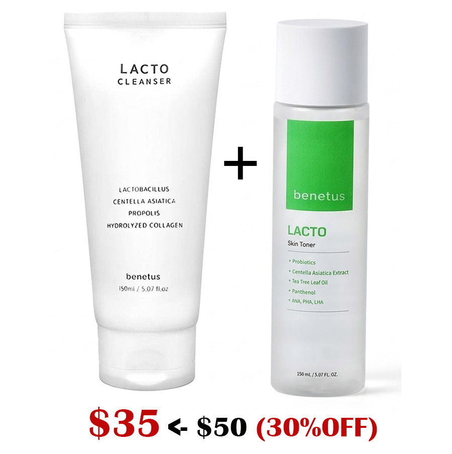 BENETUS-LACTO CLEANSER & SKIN TONER