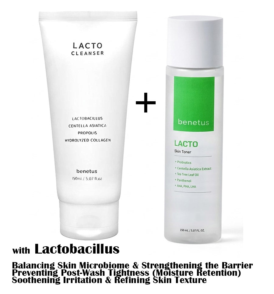BENETUS-LACTO CLEANSER & SKIN TONER