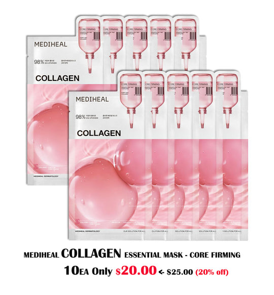 [MEDIHEAL] Collagen Essential Mask - Core Firming 10pcs