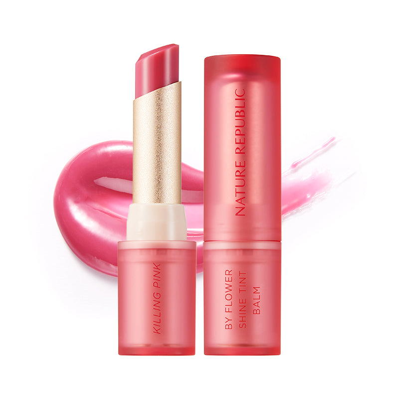[BOGO] By Flower Shine Tint Balm (01 Pure Pink + Choose Your Color)
