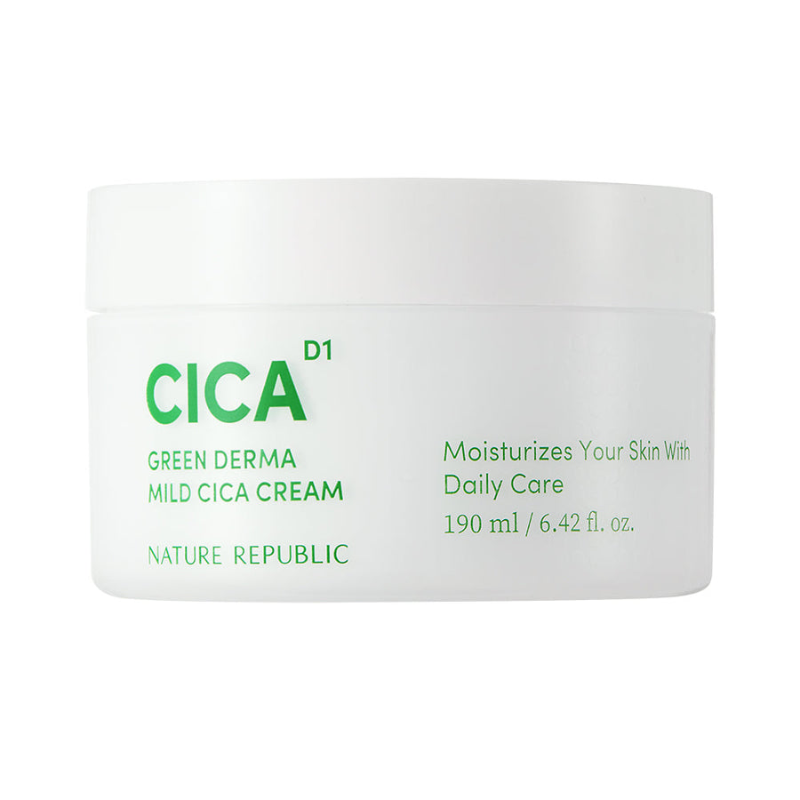 [NEW DESIGN] Green Derma Mild Cica 4pcs Skin Care Set - Foam Cleanser, Big Toner, Serum & Cream (w/ NCT 127 All Member's Goods)