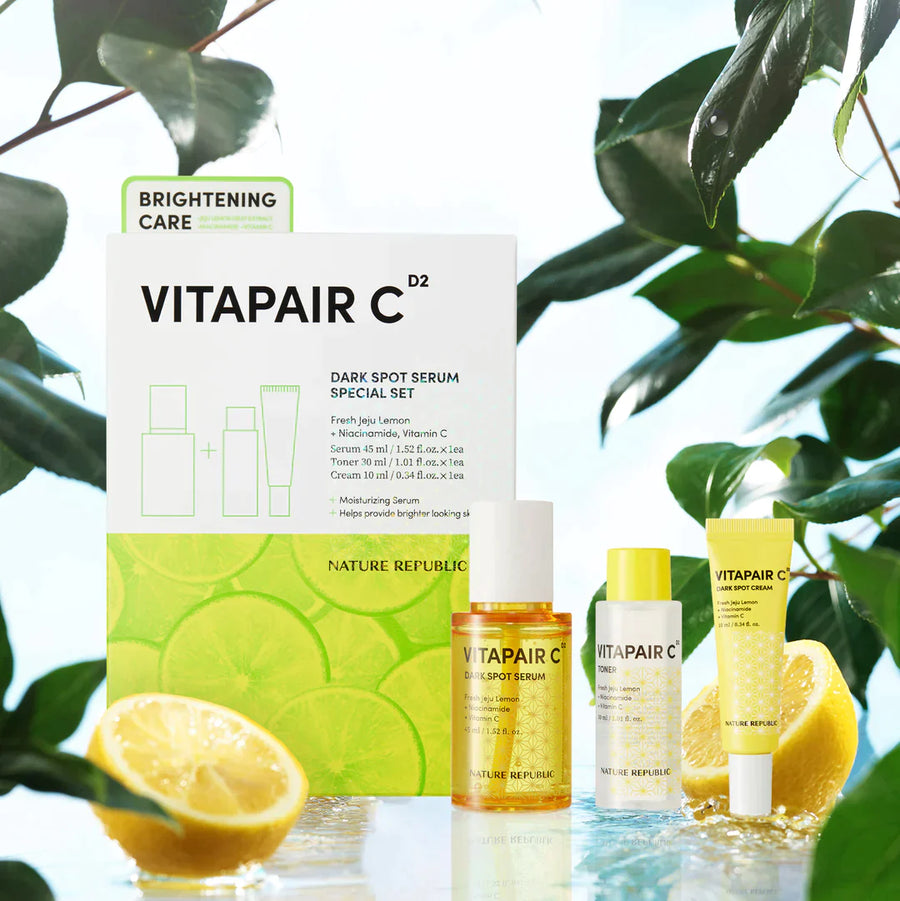 Vitapair C 3 Piece Set - Foam Cleanser, 150ml Toner & Dark Spot Serum Special Set