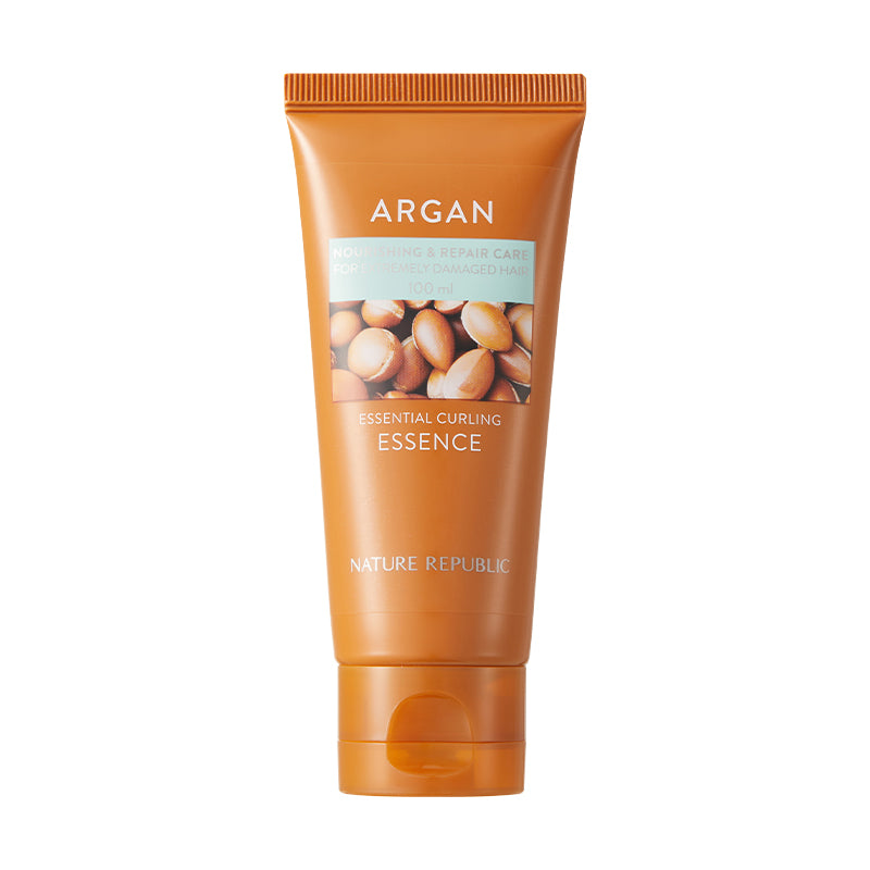 Argan Essential Deep Care 5pcs Total Care Set (Shampoo, Conditioner, Curling Essence, Mist & Hair Pack)