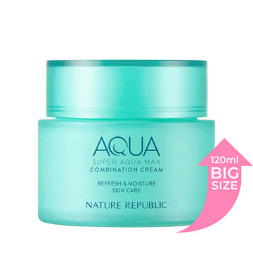 [T-Zone Oily] Super Aqua Max Combination Big Watery Cream 120ml (Big Size)