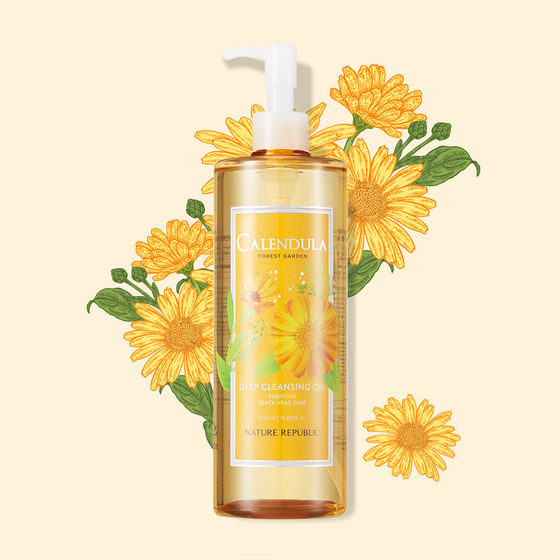 Forest Garden Calendula Cleansing Oil 500ml (Big Size)