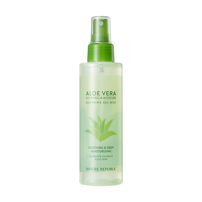 Soothing & Moisture Aloe Vera Gift Box 3 (Soothing Gel, 3x Mist, 5x Aloe Hydrogel Mask Sheet)