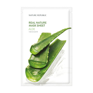 Real Nature Mask Sheet Aloe (Ampoule Type)