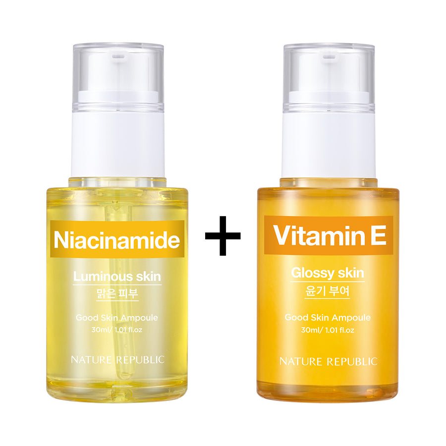 [BOGO50] [LUMINOUS & GLOSSY] Good Skin Ampoule (Niacinamaide + Vitamin E)