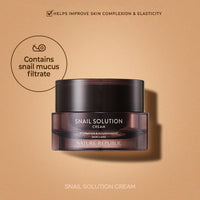 [JUST ARRIVED] [IMPROVING SKIN COMPLEXION & ELASTICITY] Snail Solution Cream