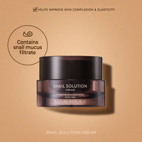 [2x][IMPROVING SKIN COMPLEXION & ELASTICITY] Snail Solution Cream (w/ FREE Trial Kit)