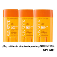 [3X] California Aloe Fresh Powdery Sun Stick Broad Spectrum SPF50+